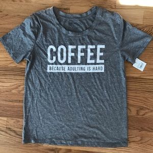 🌵New “coffee bc adulting is hard” T-shirt
